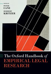 Cover for 

The Oxford Handbook of Empirical Legal Research






