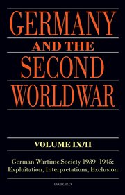 Cover for 

Germany and the Second World War Volume IX/II






