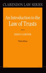 Cover for 

An Introduction to the Law of Trusts






