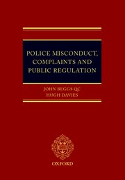 Cover for 

Police Misconduct, Complaints, and Public Regulation






