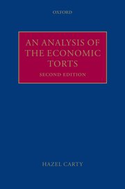Cover for 

An Analysis of the Economic Torts






