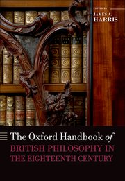 Cover for 

The Oxford Handbook of British Philosophy in the Eighteenth Century






