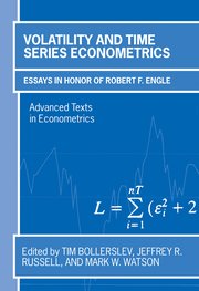 Cover for 

Volatility and Time Series Econometrics






