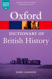 Cover for 

Dictionary of British History






