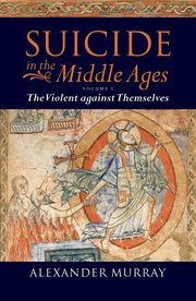 Cover for 

Suicide in the Middle Ages






