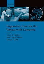 Cover for 

Supportive care for the person with dementia






