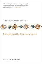 Cover for 

The New Oxford Book of Seventeenth-Century Verse






