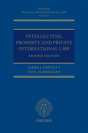 Cover for 

Intellectual Property and Private International Law






