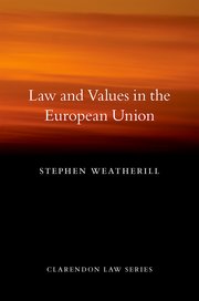 Cover for 

Law and Values in the European Union






