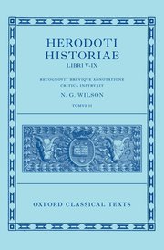Cover for 

Herodotus: Histories, Books 5-9 (Herodoti Historiae: Libri V-IX)






