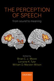 Cover for 

The Perception of Speech







