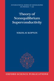 Cover for 

Theory of Nonequilibrium Superconductivity






