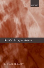 Cover for 

Kants Theory of Action






