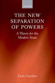 Cover for 

The New Separation of Powers






