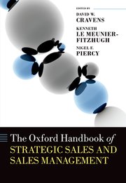 Cover for 

The Oxford Handbook of Strategic Sales and Sales Management






