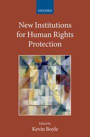 Cover for 

New Institutions for Human Rights Protection






