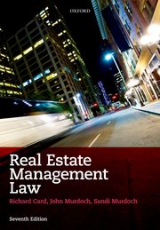 Cover for 

Real Estate Management Law






