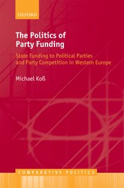 Cover for 

The Politics of Party Funding






