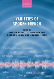 Cover for 

Varieties of Spoken French






