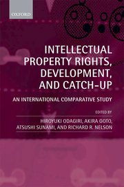 Cover for 

Intellectual Property Rights, Development, and Catch Up







