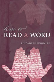 Cover for 

How to Read a Word






