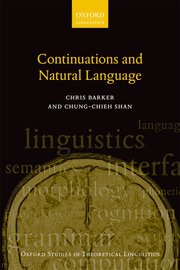 Cover for 

Continuations and Natural Language






