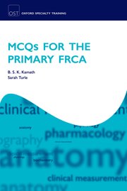 Cover for 

MCQs for the Primary FRCA






