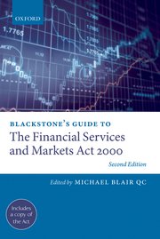 Cover for 

Blackstones Guide to the Financial Services and Markets Act 2000






