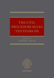 Cover for 

The Civil Procedure Rules Ten Years On






