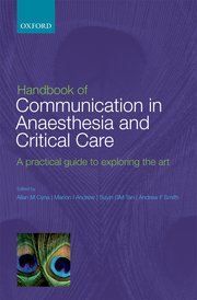 Cover for 

Handbook of Communication in Anaesthesia & Critical Care






