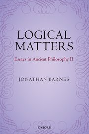 Cover for 

Logical Matters






