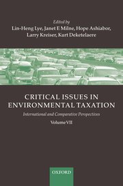 Cover for 

Critical Issues in Environmental Taxation






