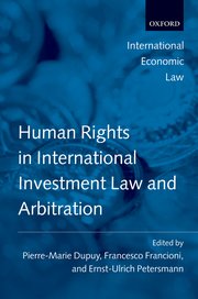 Cover for 

Human Rights in International Investment Law and Arbitration






