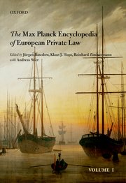 Cover for 

Max Planck Encyclopedia of European Private Law






