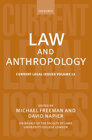 Cover for 

Law and Anthropology






