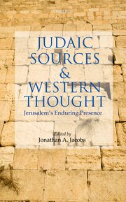 Cover for 

Judaic Sources and Western Thought






