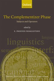 Cover for 

The Complementiser Phase







