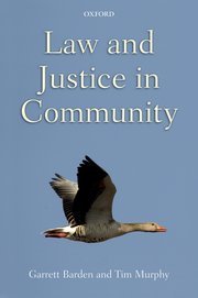 Cover for 

Law and Justice in Community







