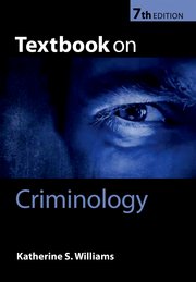 Cover for 

Textbook on Criminology






