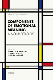 Cover for 

Components of emotional meaning







