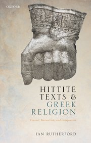 Cover for 

Hittite Texts and Greek Religion






