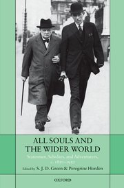 Cover for 

All Souls and the Wider World






