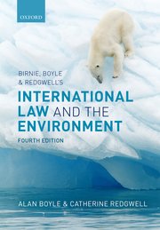 Cover for 

Birnie, Boyle, and Redgwells International Law and the Environment






