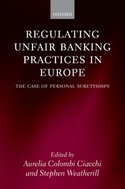 Cover for 

Regulating Unfair Banking Practices in Europe






