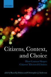 Cover for 

Citizens, Context, and Choice






