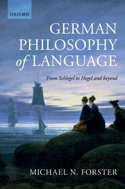 Cover for 

German Philosophy of Language






