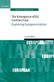 Cover for 

The Emergence of EU Contract Law






