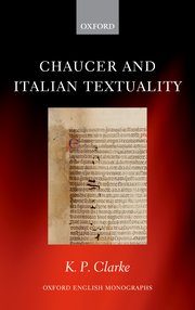 Cover for 

Chaucer and Italian Textuality







