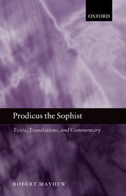 Cover for 

Prodicus the Sophist






