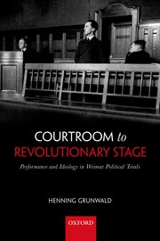 Cover for 

Courtroom to Revolutionary Stage







